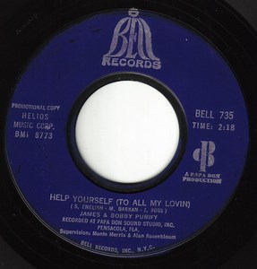 James & Bobby Purify - Help Yourself (To All Of My Lovin) / Last Piece Of Love