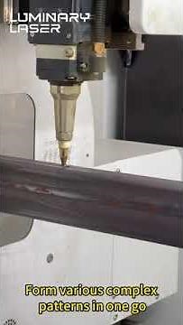 3 kW Dual‑Chuck Fiber Laser Tube Cutter – Precision Pipe Cutting in Action! | Luminary Laser