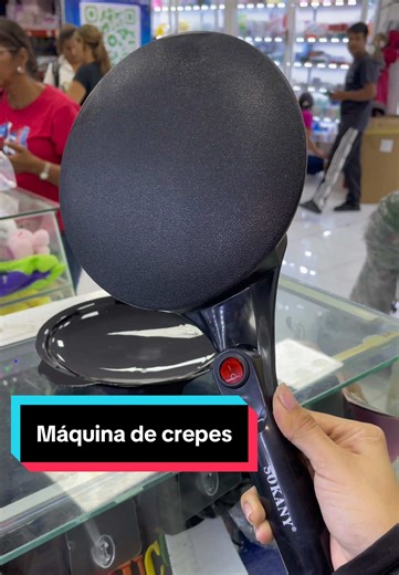 Máquina para preparar crepes fácil y rápida