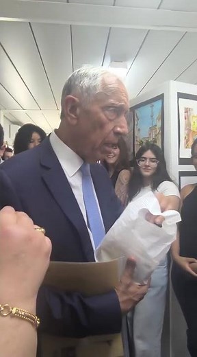 Marcelo Rebelo de Sousa marca presença nos "Dias Abertos" da Escola Secundária de Seia