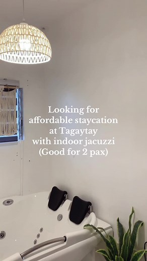 Affordable Tagaytay Staycation with Jacuzzi for 2 Pax