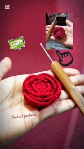 How To Make Forrose Flower/ Beginners/কুশিকাটার ফুল Today's tutorial coming for/nusrat fashion