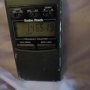 FREQUENCY COUNTER. EVERY AMATEUR RADIO STATION SHOULD HAVE ONE FOR TESTING. #w2kx