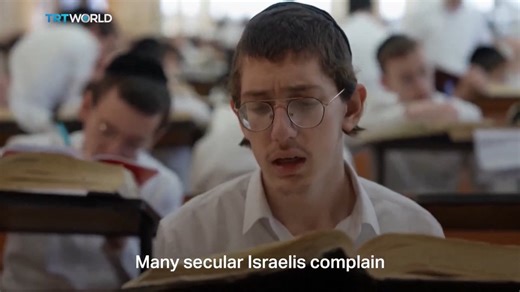Absolute chaos in Israel on TRT World. The secular majority is openly revolting against the expanding ultra-Orthodox population. They are furious that extremists are seizing total political control while refusing military service. The Zionist entity is tearing itself apart!
