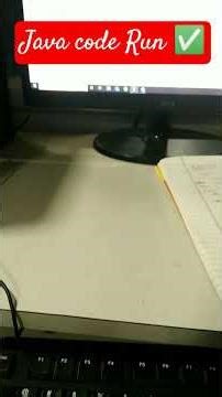 ||Java code Run ✅ ..............#youtubeshorts