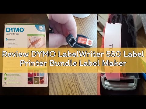Review DYMO LabelWriter 550 Label Printer Bundle Label Maker with Direct Thermal Printing Automatic