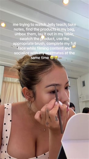 Multitasking Makeup: The Struggle of Filming and Socializing