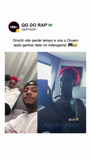 Orochi zoando o Oruam após ganhar no videogame: 🎮😂 #orochi #oruam #trapbr #engraçado