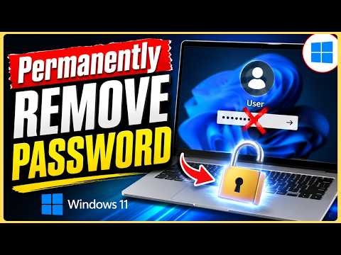 How To Remove Password From PC Lock Screen Windows 11 ( 2026 - 1 Minute Steps )