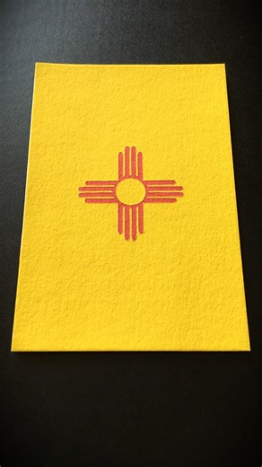 NEW MEXICO (state) 🇺🇸 Flag Drawing #unitedstates #art #posca