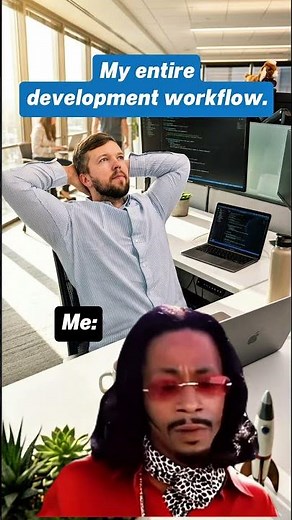 Every Developer's Workflow Explained in 4 People 😂 #codinghumor #shorts