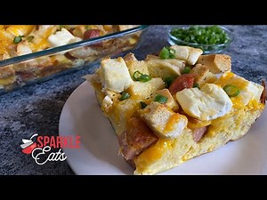 Easter Breakfast Bagel Casserole