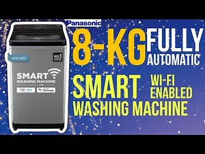 Panasonic 8 Kg Wifi Built-In Heater Fully-Automatic Top Load Smart Washing Machine ⚡⚡