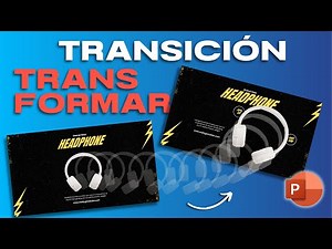 How to use TRANSFORM TRANSITION in POWERPOINT for PROFESSIONAL presentations - easy and fast!