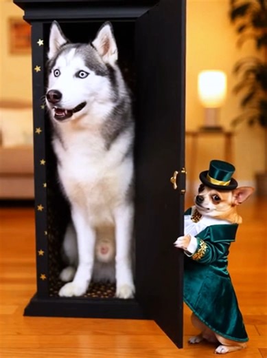 Chihuahua vs Husky: Funny Dog Transformation Prank