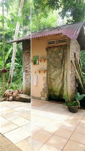Watch this extreme outdoor bathroom transformation!