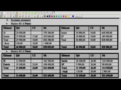 La comptabilité analytique Vidéo N°62: " Cas particuliers "Les En-cours" Suite de la vidéo N°61