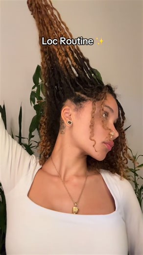 Alyssa Tiannah on Instagram: "Loc Routine with New Hair Elixir ✨ ♡ Pumpkin Seed & Saw Palmetto for blocking DHT which slows hair loss/thining, fights inflammation and promotes hair growth. Horsetail & Nettle for an abundance of nutrients. Haitian castor oil, rosemary and peppermint for stimulating growth, retaining moisture and reducing dandruff. 🌱 ♡ This oil is made for ALL hair textures and can be used on beards as well! It is non-greasy and can be applied daily or 3-5x a week. ❤️ ♡ TooCutHea