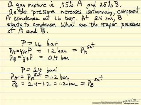 Partial Pressure: Immiscible Liquids