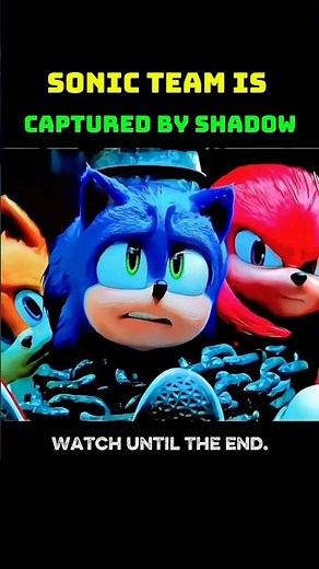 😱 SHADOW CAPTURES SONIC TEAM! | Epic Sonic Battle in 4K ⚡ #sonic #shorts