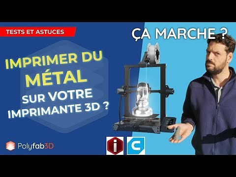 Imprimer du métal avec une imprimante FDM, est-ce possible ? #FDM #IMPRESSION3D #METAL