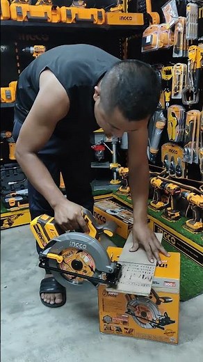 INGCO Cordless Circular Saw, Brushless Motor, 185mm(7 1/4'') #ingcopowertools #ingcotools #tools