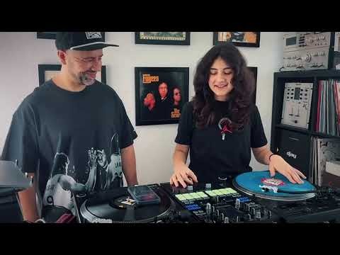 Scratch practice with Dad ‪@iamdjshock‬ 🔥 #scratch #dj #scratching #scratchdj #djs #hiphop
