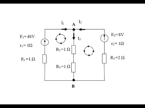 Legile lui Kirchhoff - Problemă rezolvată 1