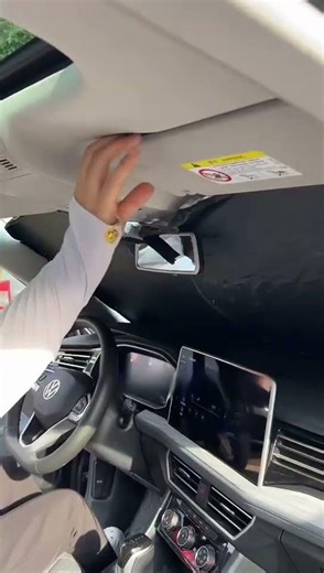Keep Your Car ICE COOL 🧊 with This Foldable Sunshade Umbrella