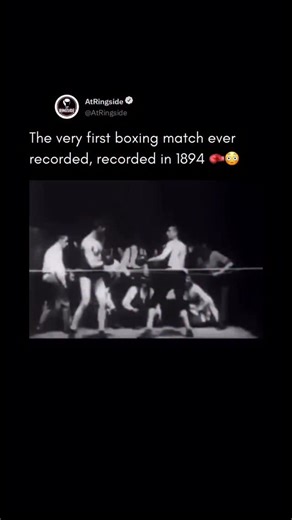 CinematicWire on Instagram: "In 1894, boxing history changed forever when James J. Corbett faced Peter Courtney in what’s widely recognized as the first boxing match ever recorded on film. Shot using an early motion-picture device, the bout was broken into short rounds so it could be captured on camera. This moment wasn’t about titles or legacy — it was about preserving combat sports forever. For the first time, fans could watch a fight instead of only reading about it, setting the foundation fo