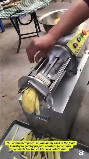 Efficient Potato Processing with a Mechanical Slicer - Quality equipment boosts productivity