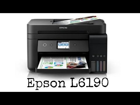 Epson L6190 Wi-Fi Duplex All-in-One Ink Tank Printer with ADF | Unboxing and Initialization