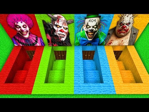 SURVIVING in the BASEMENTS of the CLOWNS of the DEEP WEB in MINECRAFT 🤡😭