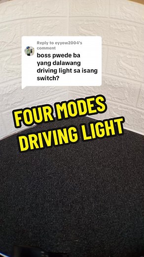 Four Modes Mini Driving Light Installation Guide
