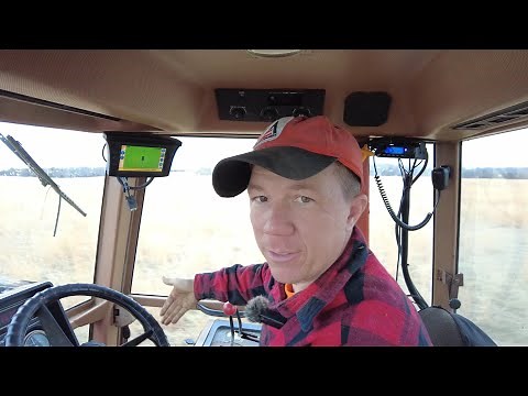 Cheap auto steer for old tractor using EZ guide 500 and Trimble EZ steer ‪@PTxTrimble‬