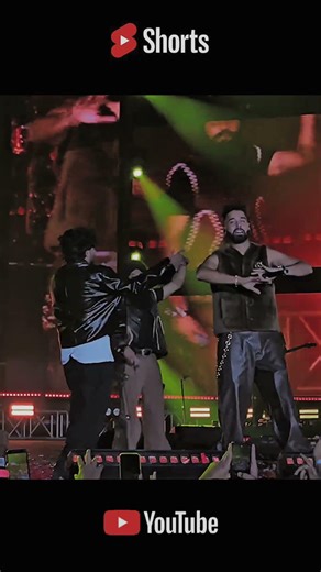 AP Dhillon & Sanju Rathod Stage 🔥 | Shaky Shaky Live 💥 #shorts