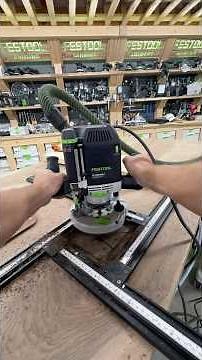 Cutting out big cracked knots with the ‪@festool-canada‬ OF 2200