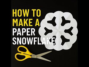 How to Make a Perfect Paper Snowflake | Easy DIY Tutorial