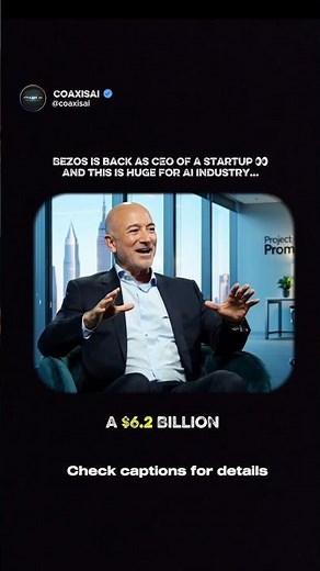 Jeff Bezos Returns as CEO - $6.2B AI Startup Project Prometheus