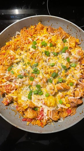 Taco Tuesday Cheesy Chicken Taco Rice 🧀🌮 | Easy One-Pan Dinner Recipe | Quick Week Night Recipe