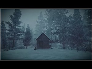 Brutal Blizzard Snowstorm Around a Remote Cabin┇Freezing Winds Ambience for Deep Sleep