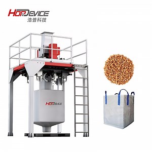 [Hot Item] Active Calcium Powder Filling Industrial Salt Bulk Bagger 500kg 800kg Wheat Bran Jumbo Bag FIBC Bagging Machine