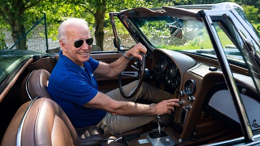 The love story behind Joe Biden's 1967 Corvette and its price tag today