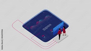 Partners will present the results of their work on a large LED screen