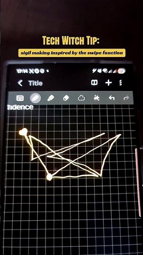 Tech Witch Sigil making tip