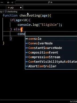 Voting Eligibility in JavaScript || Age Check with If-Else || JavaScript Tutorial