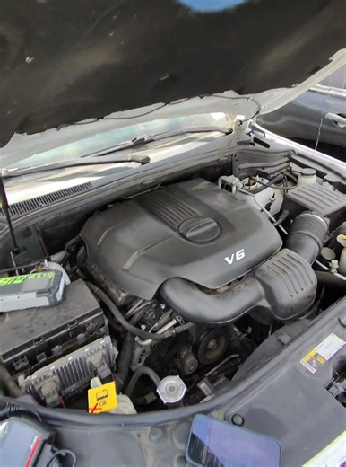 Jump starting the Grand Cherokee's dead battery