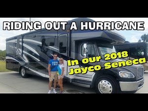Riding out a Hurricane in our Jayco Seneca Super C