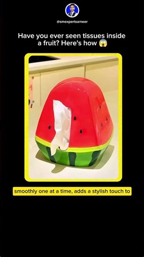 Viral Fruit-Shaped Tissue Box That Everyone Loves #shorts
