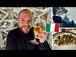 NO FILMING The Sistine Chapel | Vatican City and more delicious 🤤 Italian cuisine